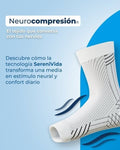 (2 PARES ) MEDIAS NEURO COMPRESION + 1 CREMA MUSCULAR DE OBSEQUIO