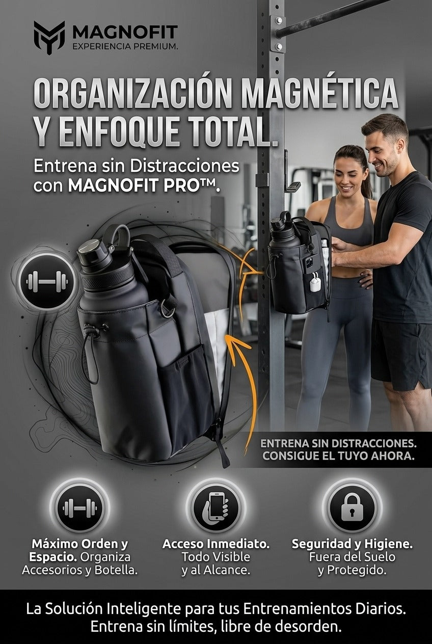 1 BOLSO MAGNETICO MEN BLACK